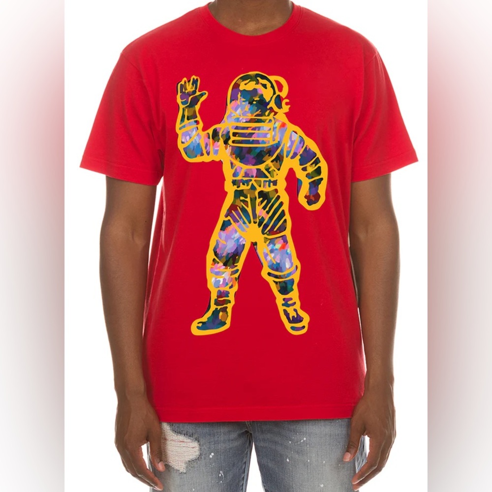 Billionaire Boys Club Red Crewneck Tee